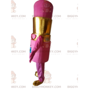 Batom rosa gigante BIGGYMONKEY™ traje de mascote, traje de maquiagem - Mascotes não classificados - BiggyMonkey.com