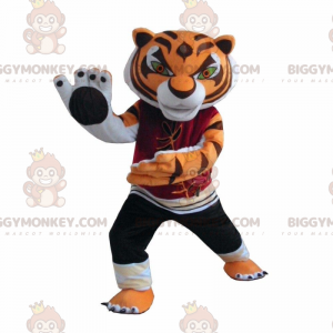 Master Tigerin BIGGYMONKEY™ Maskottchenkostüm, berühmter Tiger