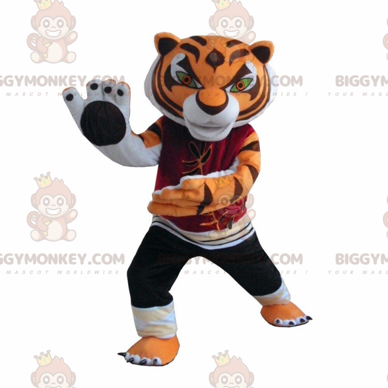 Master Tigress BIGGYMONKEY™ mascot costume, famous tiger in