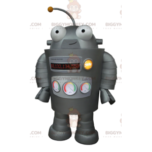 Very Funny Gray Robot BIGGYMONKEY™ Mascot Costume –