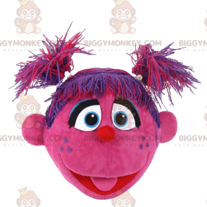 BIGGYMONKEY™ mascot costume pink character, pink creature