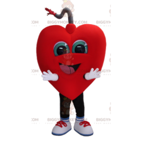 Giant Smiling Heart BIGGYMONKEY™ Mascot Costume -