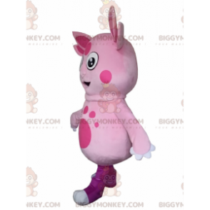 BIGGYMONKEY™ Maskottchenkostüm von Luntik, berühmte rosa