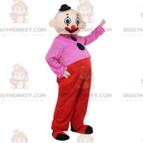 BIGGYMONKEY™ colorful clown mascot costume, circus costume