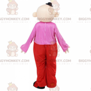 BIGGYMONKEY™ colorful clown mascot costume, circus costume