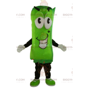 Costume da mascotte BIGGYMONKEY™ vegetale verde, costume da