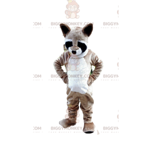 Costume da mascotte Raccoon BIGGYMONKEY™, costume da puzzola