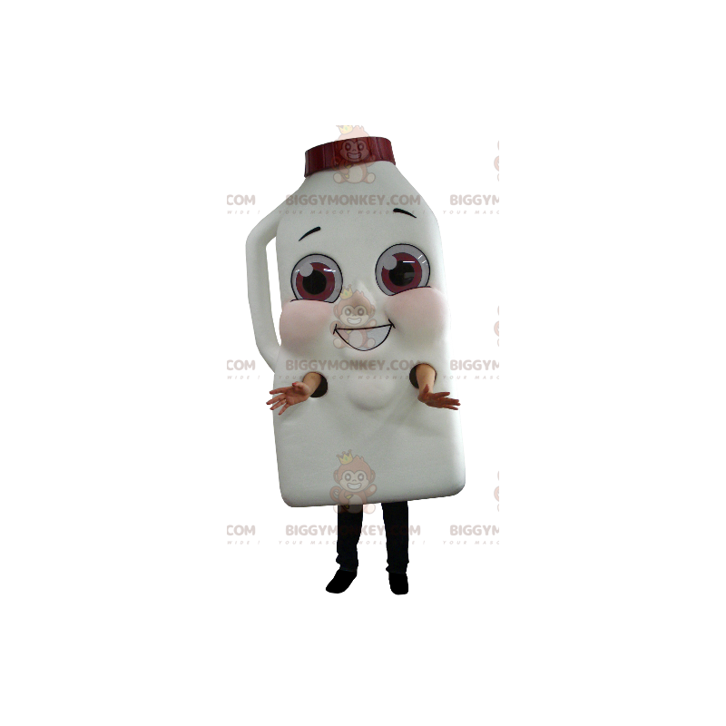 Costume de mascotte BIGGYMONKEY™ de bouteille géante de lait ou Costume de mascotte BIGGYMONKEY™ de bouteille géante de lait ou