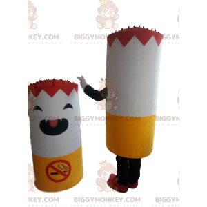 Kæmpecigaret BIGGYMONKEY™ maskotkostume med rygeforbud -