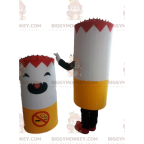 Riesenzigarette BIGGYMONKEY™ Maskottchenkostüm mit