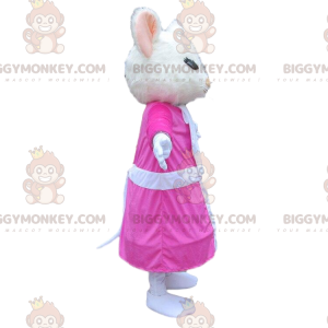 Disfraz de mascota BIGGYMONKEY™ Ratón Alicia en el País de las