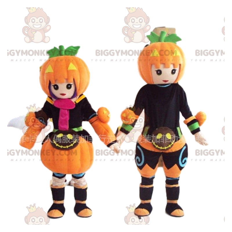 BIGGYMONKEY's mascotte Halloween-personages, pompoenkostuums - BIGGYMONKEY's mascotte Halloween-personages, pompoenkostuums -