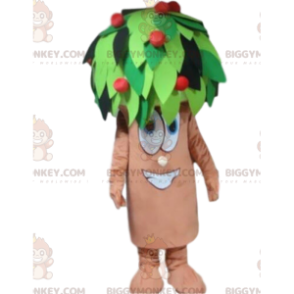 Giant fruit tree BIGGYMONKEY™ mascot costume, cherry apple tree