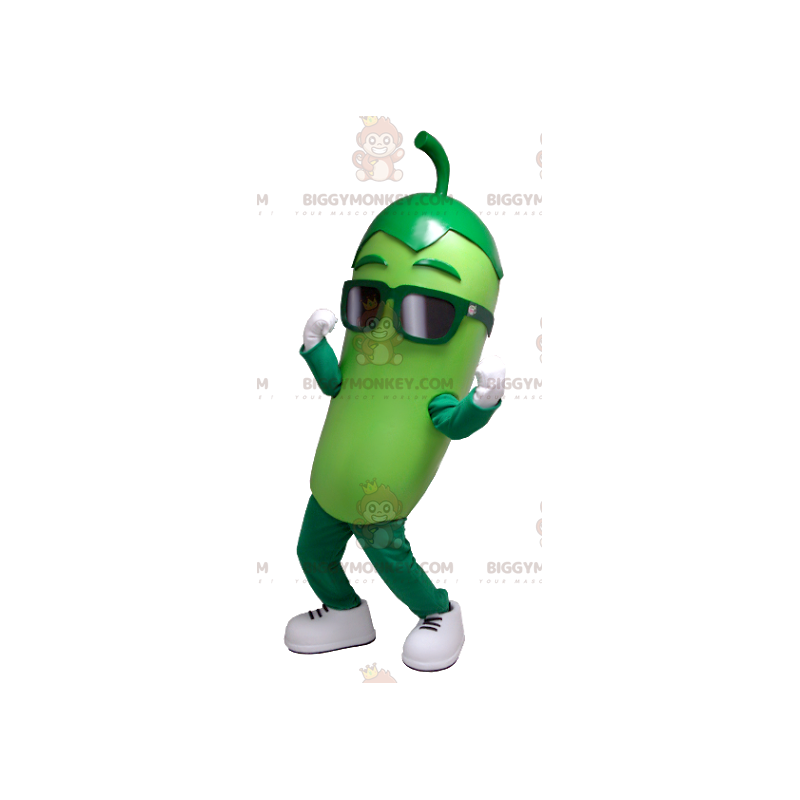 Gigantische groene augurk BIGGYMONKEY™ mascottekostuum -