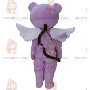 Kostým maskota medvídka BIGGYMONKEY™ s křídly a mašlí, kostým Amor - Maskot medvěda - BIGGYMONKEY_010155 - BiggyMonkey.com