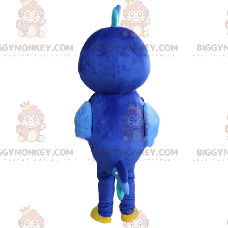 Blue and Yellow Bird BIGGYMONKEY™ Mascot Costume Sizes L (175-180CM)
