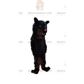 Kostým maskota černého pantera BIGGYMONKEY™, kostým obří kočky