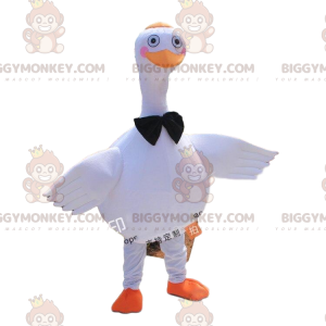 Costume de mascotte BIGGYMONKEY™ d'oie géante, costume de grand