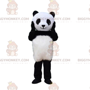 Mascotte kostuum van de reuzenpanda BIGGYMONKEY™, kostuum met