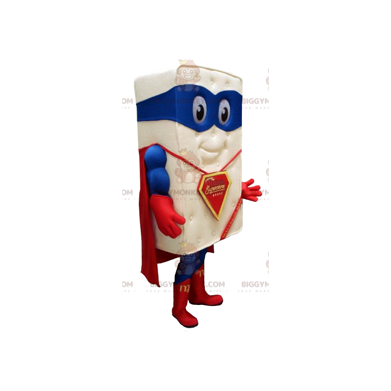 Giant Mattress BIGGYMONKEY™ Maskottchenkostüm als Superheld