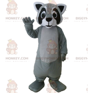 Raccoon BIGGYMONKEY™ mascot costume, skunk costume, forest