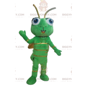 BIGGYMONKEY™ Maskottchen Kostüm Glühwürmchen Grünes Insekt