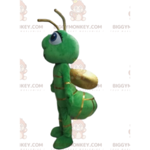 BIGGYMONKEY™ Mascot Costume Firefly Green Insect Flying Animal