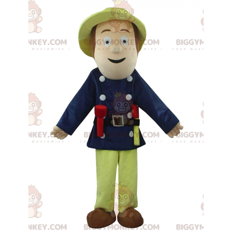 BIGGYMONKEY™ mascot costume fireman, man costume, lifeguard –