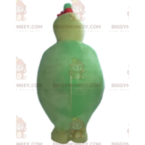 Grøn og gul skildpadde BIGGYMONKEY™ maskotkostume, grønt dyrekostume - Skildpadde maskoter - BiggyMonkey.com