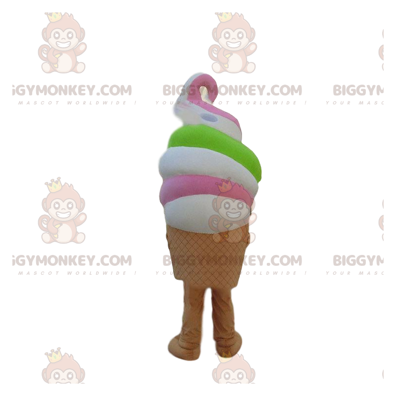 Costume mascotte BIGGYMONKEY™ gelato italiano molto colorato