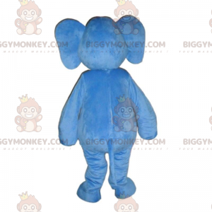 Kostým maskota BIGGYMONKEY™ Modrý slon s velkýma ušima, modré zvíře - Sloní maskoti - BIGGYMONKEY_010186 - BiggyMonkey.com