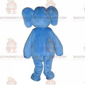 BIGGYMONKEY™ Mascot Costume Blue Elephant with Big Ears, Blue