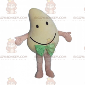 BIGGYMONKEY™ mascot costume of giant smiling yellow mango