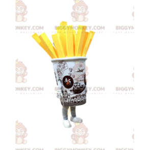 Giant Fries Cone BIGGYMONKEY™ Maskottchen-Kostüm, Pommes-Kostüm - Essen Maskottchen - BIGGYMONKEY_010191 - BiggyMonkey.com