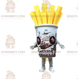 Costume de mascotte BIGGYMONKEY™ de cornet de frites géant