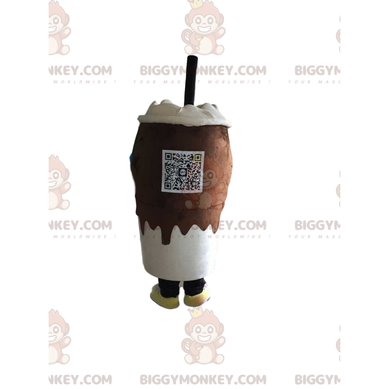 Chocolate drink BIGGYMONKEY™ mascot costume, Liege cafe costume