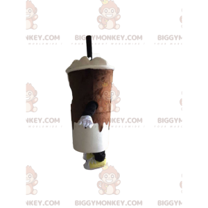 Costume de mascotte BIGGYMONKEY™ de boisson chocolatée, costume