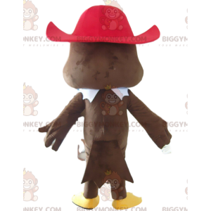 Fato de mascote BIGGYMONKEY™ de águia com chapéu de pirata