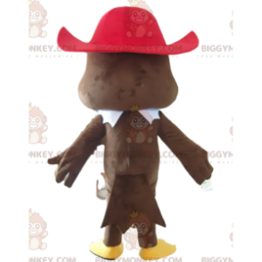 BIGGYMONKEY™ mascot costume of eagle with a pirate hat, bird