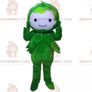 Costume da mascotte BIGGYMONKEY™ vegetale verde, costume da