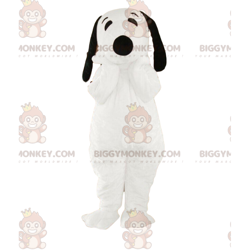 BIGGYMONKEY™ costume mascotte di Snoopy, il famoso cane dei