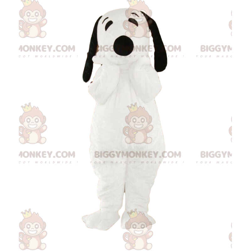 BIGGYMONKEY™ mascot costume of Snoopy, the famous cartoon dog –