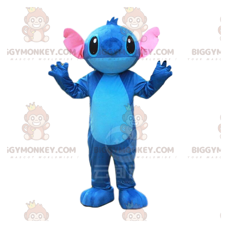 Disfraz de mascota BIGGYMONKEY™ de Stitch, el famoso extraterrestre de Lilo  y Stitch