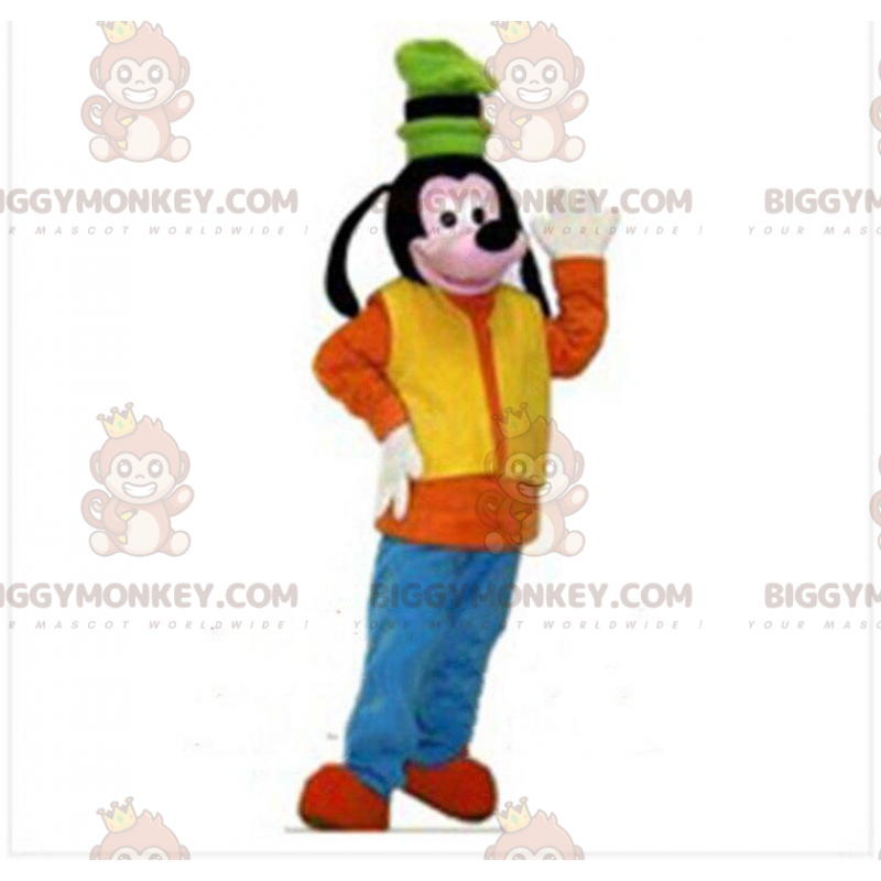 BIGGYMONKEY™ mascot costume of Goofy, famous character of Walt