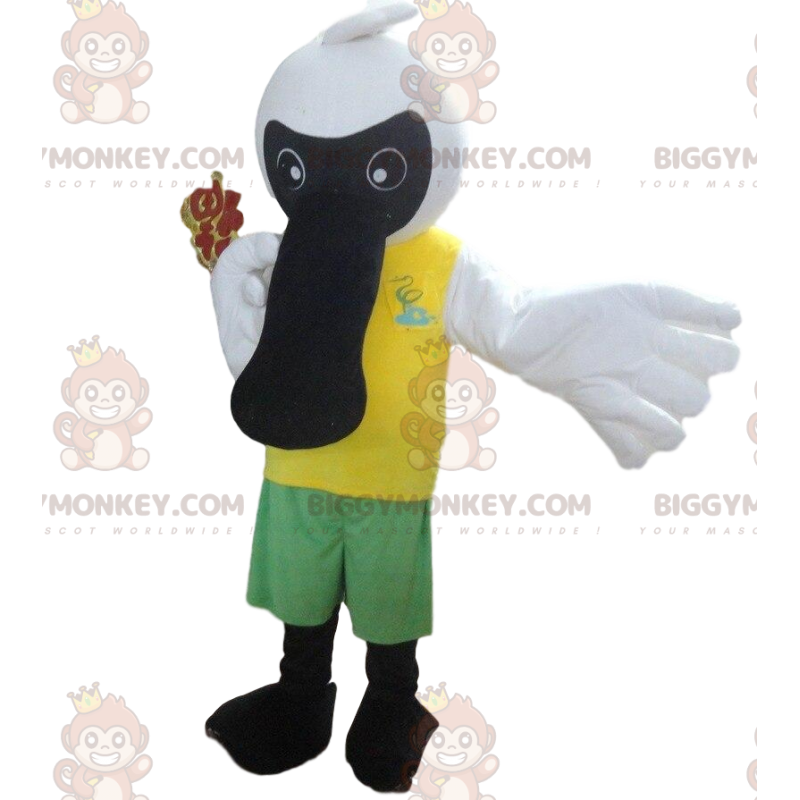 Kostium maskotki czarno-białego ptaka morskiego BIGGYMONKEY™ Kostium maskotki czarno-białego ptaka morskiego BIGGYMONKEY™