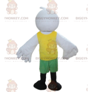 Sort og hvid havfugl BIGGYMONKEY™ maskotkostume, Big