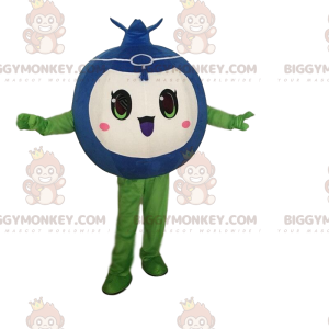 Traje de mascote BIGGYMONKEY™ engraçado e fofo de mirtilo