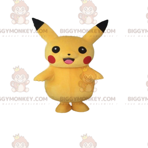 Costume de mascotte BIGGYMONKEY™ de Pikachu, le Pokemon jaune