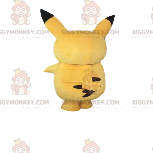 Στολή μασκότ BIGGYMONKEY™ του Pikachu, του διάσημου κίτρινου Pokemon από το manga - Μασκότ διάσημων χαρακτήρων - BiggyMonkey.com