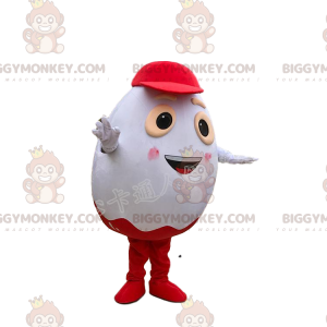 BIGGYMONKEY™ costume mascotte dell'uovo Kinder, famoso uovo di